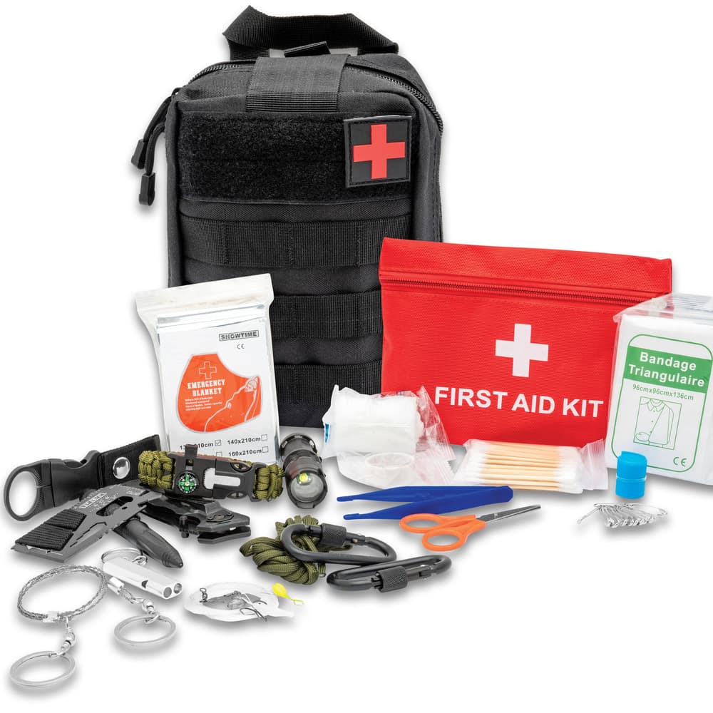 Readiness Essentials Kit in black and its contents image number 0